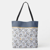 Tote Bag Custom Elegant Marine Oysters (Dos)