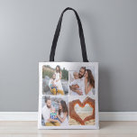 Tote Bag Custom Five Photo Personalized Double Sided<br><div class="desc">Carry your memories everywhere with this Custom Five Photo Personalized Double Sided Tote Bag. Featuring five of your favorite photos printed across both sides, this personalized tote combines modern design with everyday functionality. Perfect for shopping, travel, work, or gifting, it showcases your family moments, pets, or special occasions in a...</div>