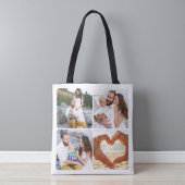 Tote Bag Custom Five Photo Personalized Double Sided 