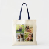 Tote Bag Custom Four Photo Collage (Devant)