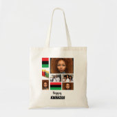 Tote Bag Custom Kwanzaa 8 Photo Collage  (Devant)