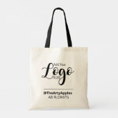 Tote Bag custom logo business company add your QR code (Dos)