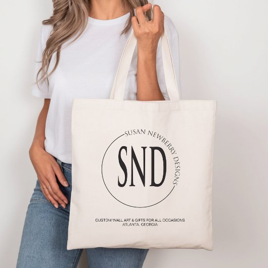 Tote Bag Custom Logo Business or Shopping 