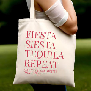 Tote Bag Custom Mexico Mariage Welcome Fiesta Favor Beach