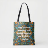 Tote Bag Custom Mosaic Motif Nowruz Iran Nouvel An Cadeau (Devant)