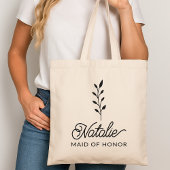 Tote Bag Custom Name Bag Gift Bridesmaids & Bride Squad