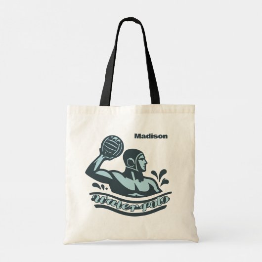Tote Bag Custom Name Water Polo (Dos)