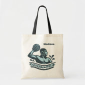 Tote Bag Custom Name Water Polo (Devant)