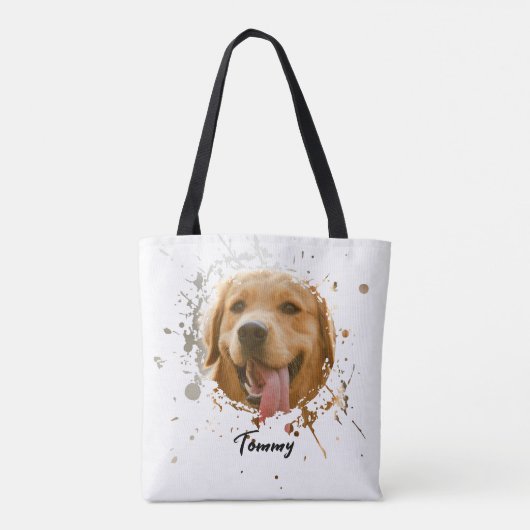 Tote Bag Custom Pet Photo Tote — Personalized Double-Sided  (Dos)