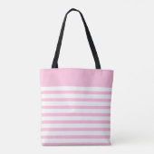 Tote Bag Custom Pink Coquette Monogram (B) (Dos)