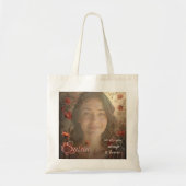 Tote Bag Custom Portrait for Her – Personalized Photo Gift (Devant)