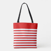 Tote Bag Custom Red Monogram (Dos)