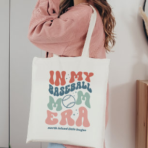 Tote Bag Custom Retro "In My Baseball Mom Era"