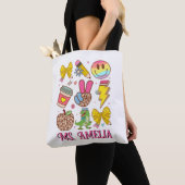 Tote Bag Custom Teacher Bag, Custom Back to School Bag (De près)