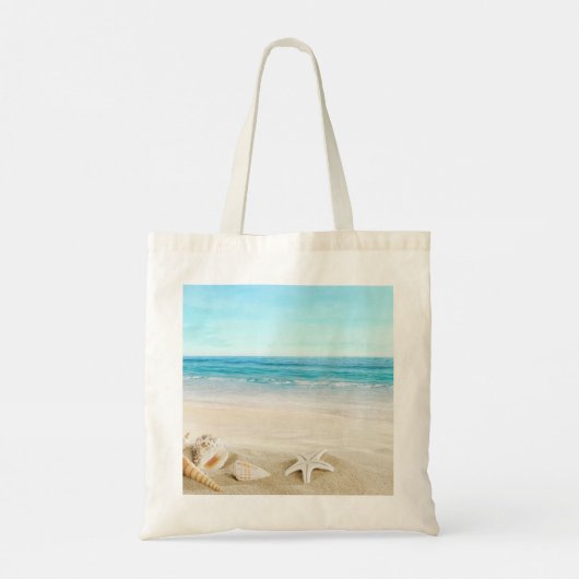 Tote Bag Custom Two-Sided Photo Personalized Beach Modern (Dos)