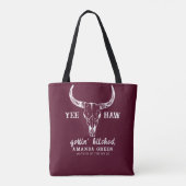 Tote Bag Customisée Nash Bash Bachelorette de Bourgogne (Dos)