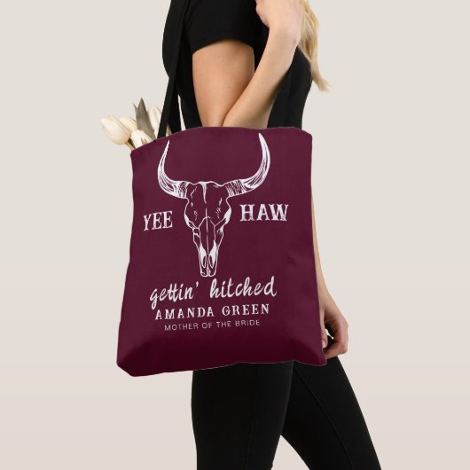 Tote Bag Customisée Nash Bash Bachelorette de Bourgogne (De près)
