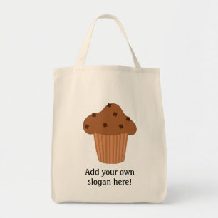 Tote Bag Customiser ce graphique Choc Chip Muffin