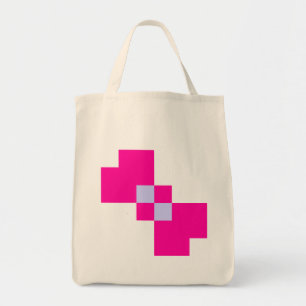 Tote Bag Cute 8 bits Pixel Bow
