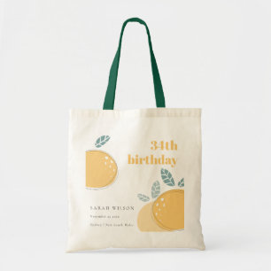 Tote Bag Cute Abstraite Fruité Citron Gras N'Importe Quel Â