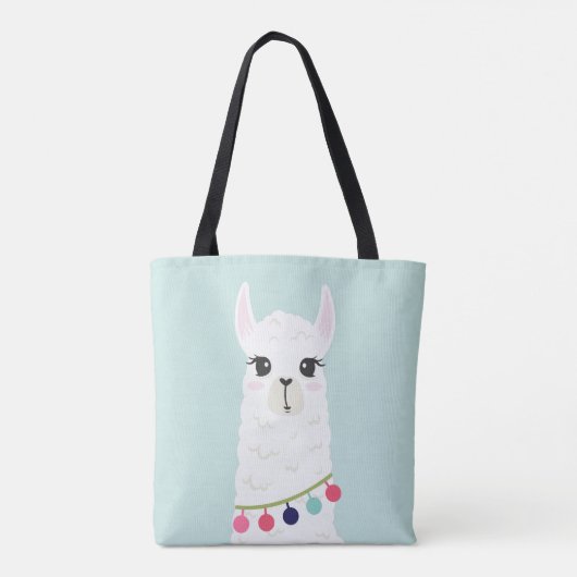 Tote Bag Cute Alpaca (Dos)