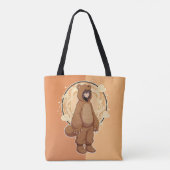 Tote Bag Cute Anime Boy in Bear (Dos)