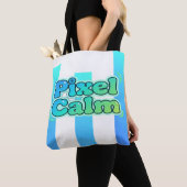 Tote Bag Cute Anime Gamer Boy Pixel Calm (De près)
