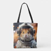 Tote Bag Cute astronaute spatiale Hamster (Dos)