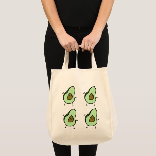 Tote Bag Cute Avocados (Devant (produit))