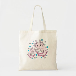 Tote Bag Cute Axolotl Kawaii Animal Axolotls Lover Animaux