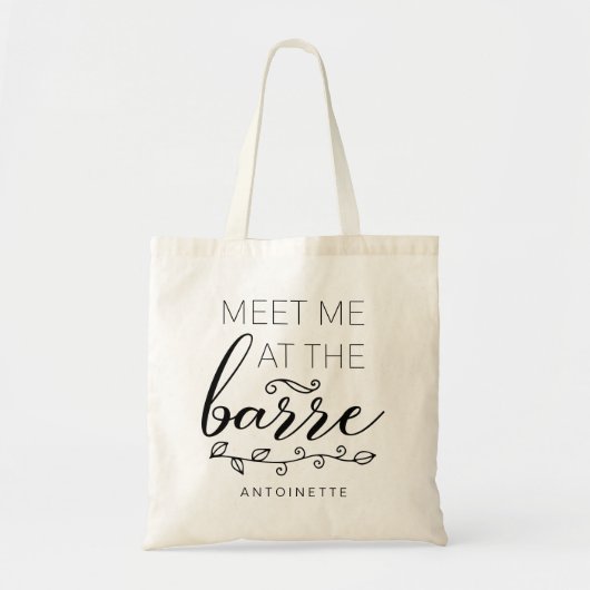 Tote Bag Cute Ballerina (Devant)