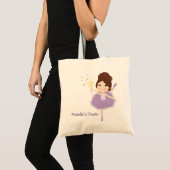 Tote Bag Cute Ballerina Halloween Treat | Nom (Devant (produit))