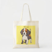 Tote Bag Cute Beagle (Devant)