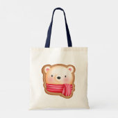Tote Bag Cute Bear Face (Dos)