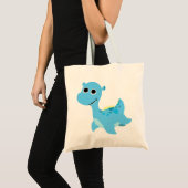 Tote Bag Cute Blue Nessie (Devant (produit))