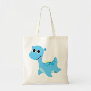 Tote Bag Cute Blue Nessie