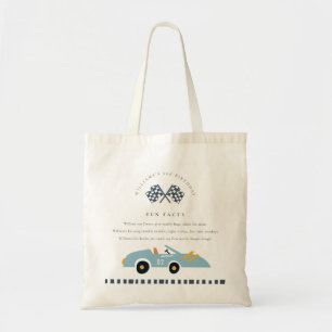 Tote Bag Cute Blue Race Voiture Enfants N'importe quel âge 