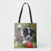 Tote Bag Cute Border Collie Dog Lover (Devant)