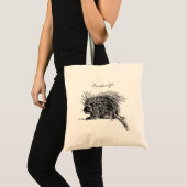 Tote Bag Cute Bristly Hedgehog Thunder_Cove (Devant (produit))