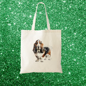 Tote Bag Cute Browns Basset Hound Fourre-tout/Animaux