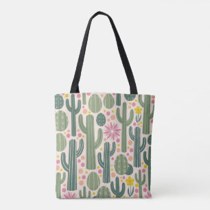 Tote Bag Cute Cactus Fourre-tout