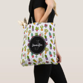 Tote Bag Cute Cactus Nature Succulents Motif (De près)
