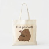 Tote Bag Cute capybara (Devant)