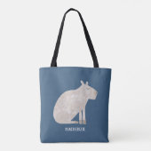 Tote Bag Cute Capybara Personnalisé (Dos)