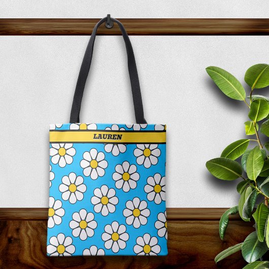 Tote Bag Cute Cartoon Daisy
