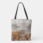 Tote Bag cute cat (Dos)