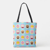 Tote Bag Cute Cat Cupcakes (Dos)