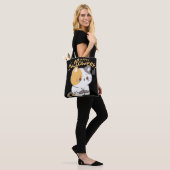 Tote Bag Cute Chat Happy Hallowen (Sur le modèle)