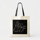 Tote Bag Cute Chat Maman Cool Chat (Devant)