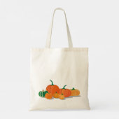 Tote Bag Cute Citrouille orange (Dos)